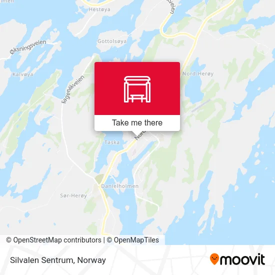 Silvalen Sentrum map