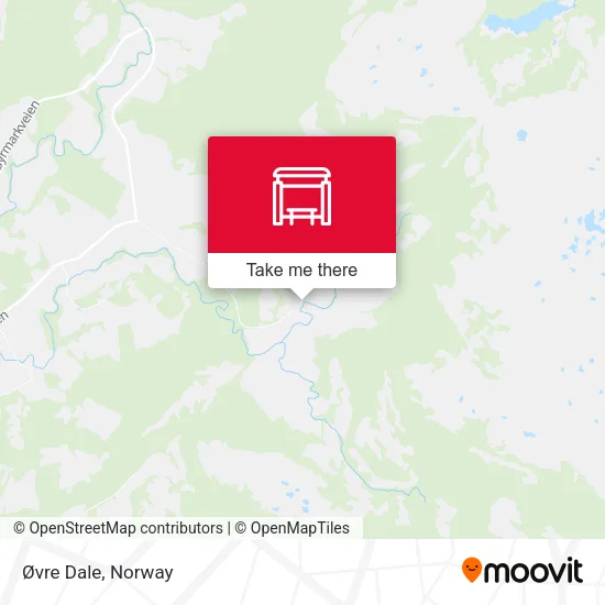 Øvre Dale map