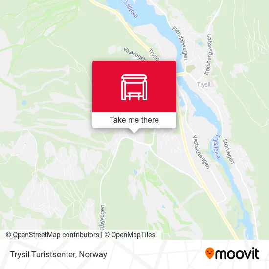 Trysil Turistsenter map