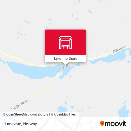 Langvatn map