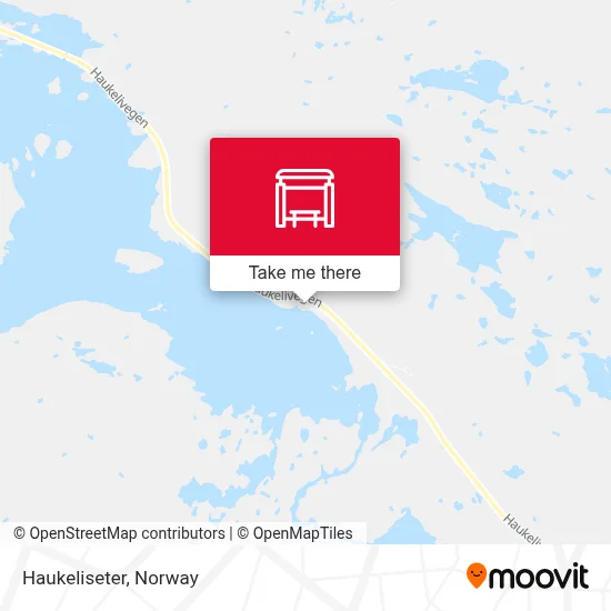 Haukeliseter map