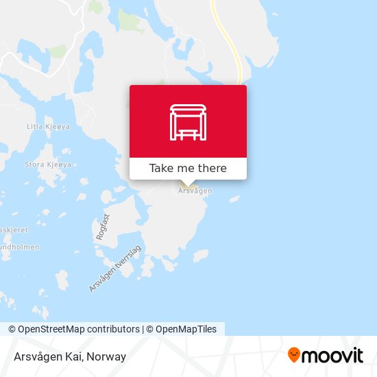 Arsvågen Kai map