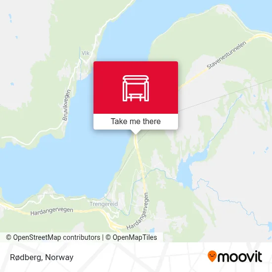 Rødberg map