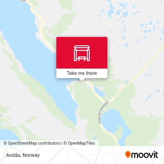 Andås map