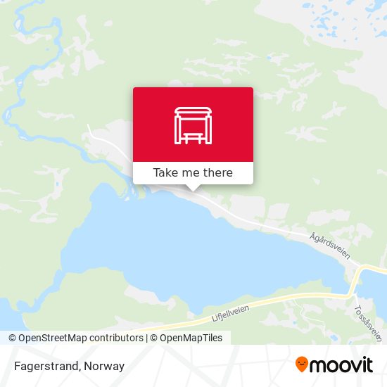 Fagerstrand map