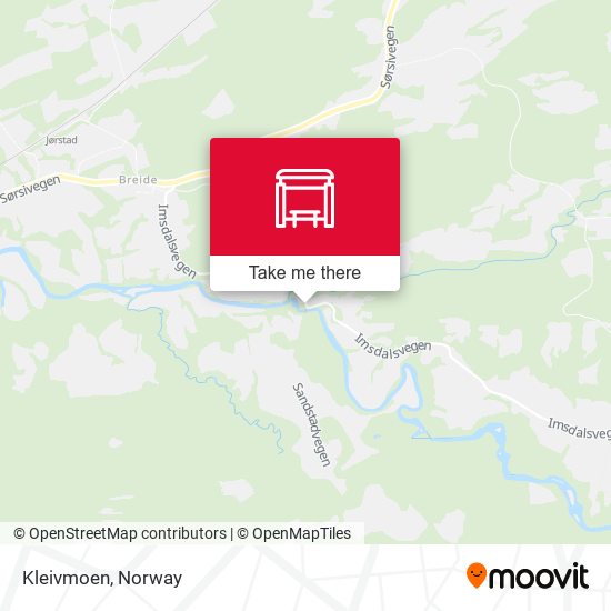 Kleivmoen map