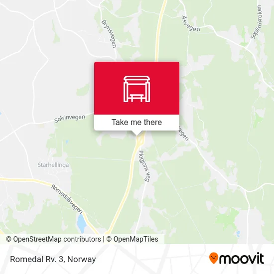 Romedal Rv. 3 map