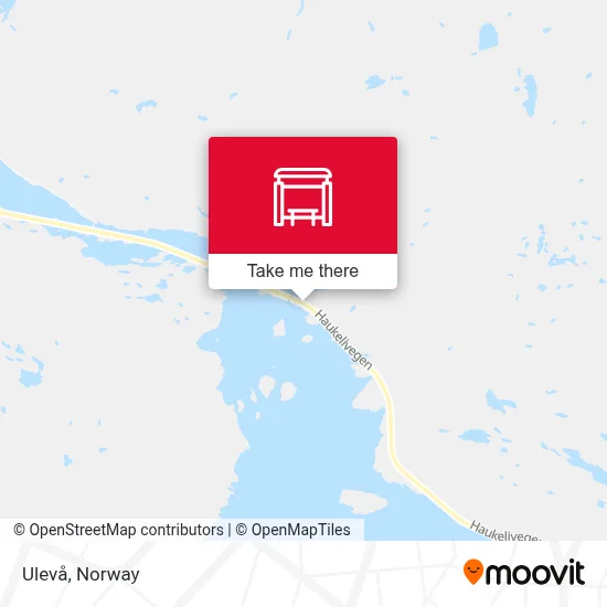 Ulevå map