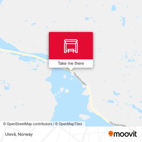 Ulevå map