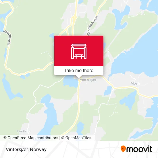 Vinterkjær map