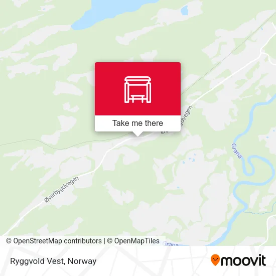Ryggvold Vest map