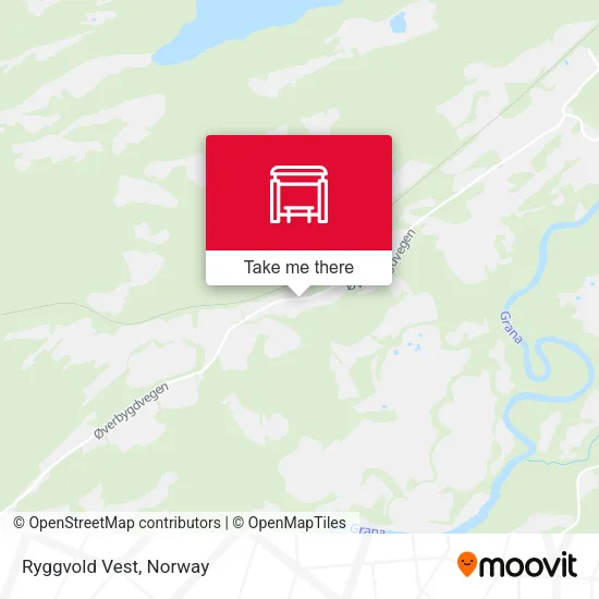 Ryggvold Vest map