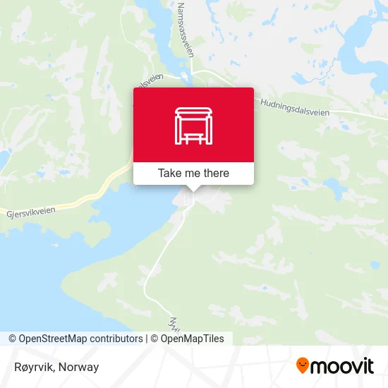 Røyrvik map