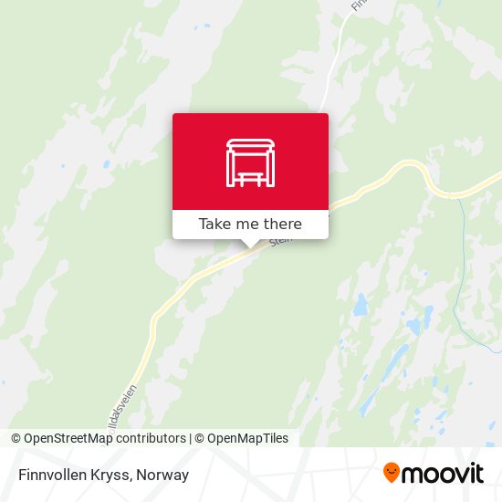 Finnvollen Kryss map