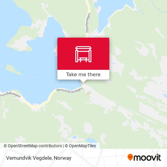 Vemundvik Vegdele map