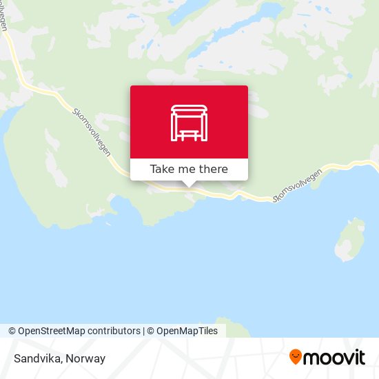 Sandvika map