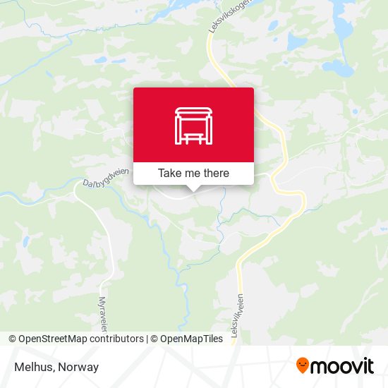 Melhus map