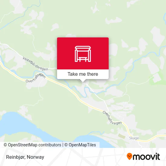 Reinbjør map