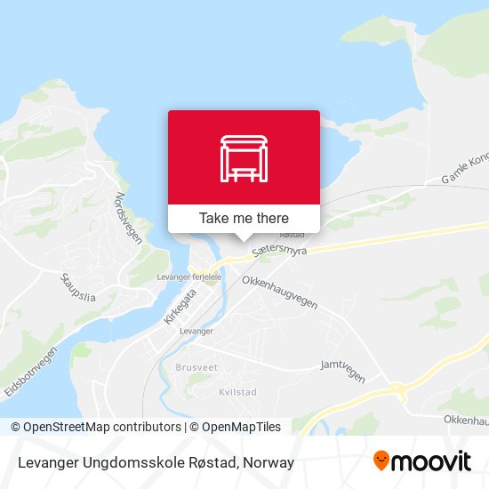 Levanger Ungdomsskole Røstad map
