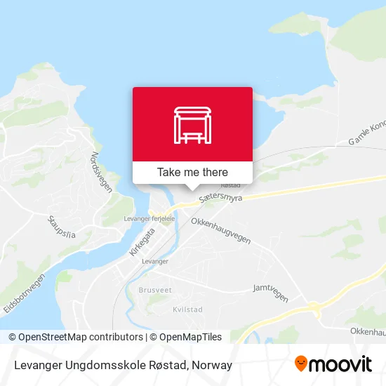 Levanger Ungdomsskole Røstad map
