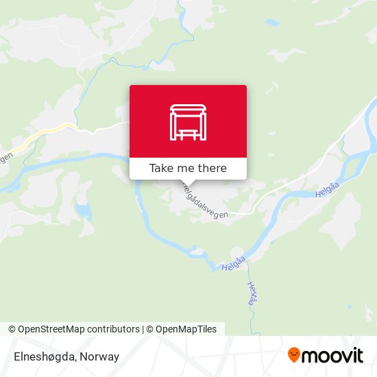 Elneshøgda map