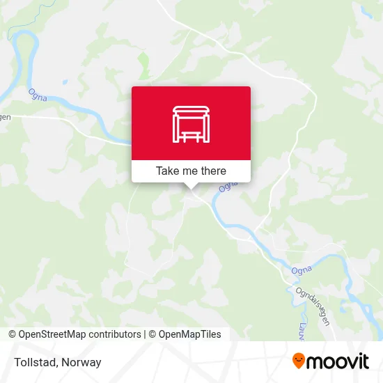 Tollstad map