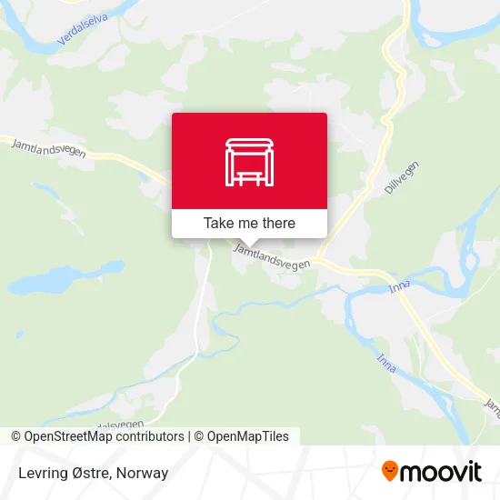 Levring Østre map