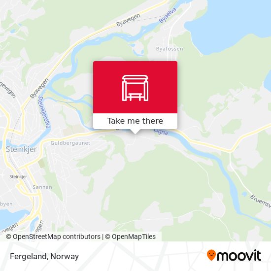 Fergeland map