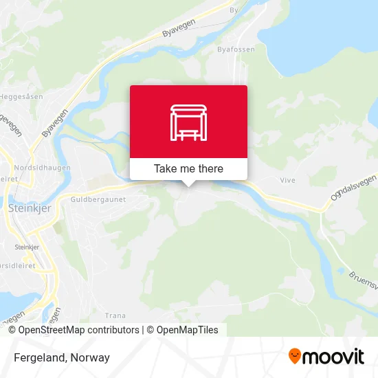 Fergeland map