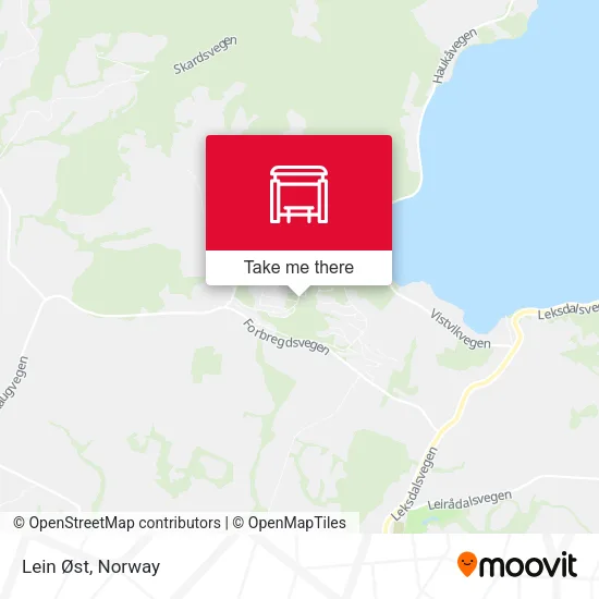 Lein Øst map