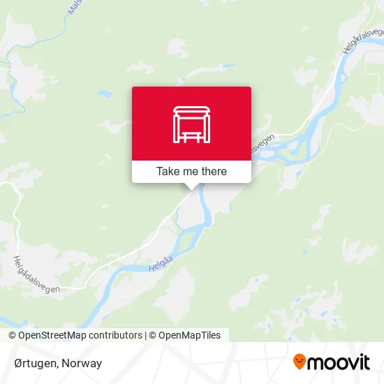 Ørtugen map