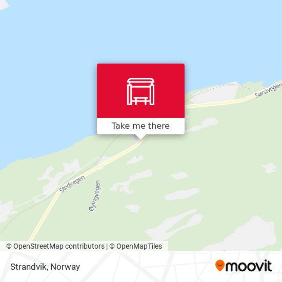 Strandvik map