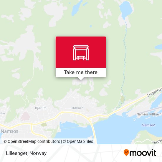 Lilleenget map