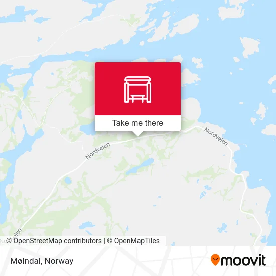 Mølndal map