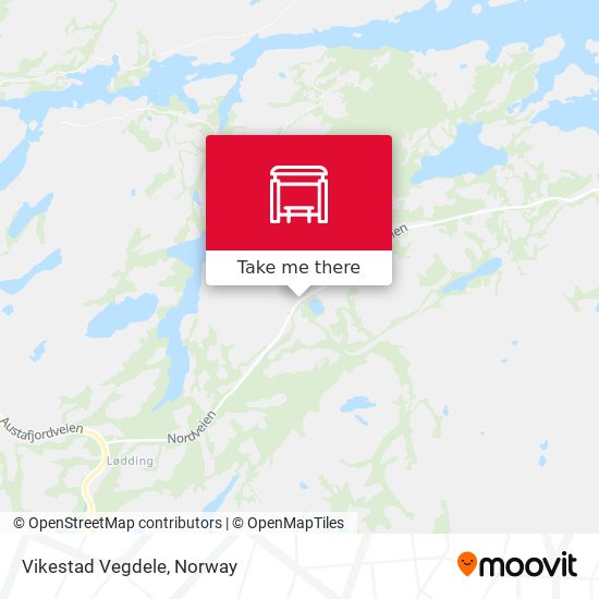 Vikestad Vegdele map