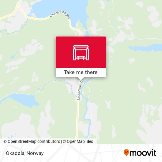 Oksdøla map