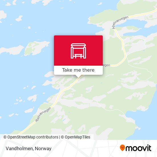 Vandholmen map