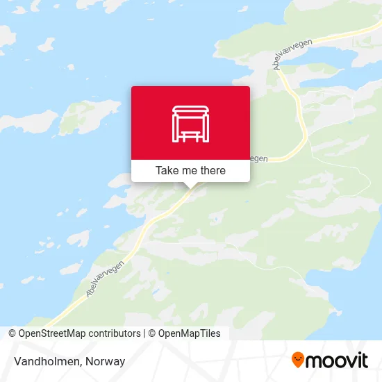Vandholmen map