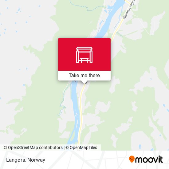 Langøra map