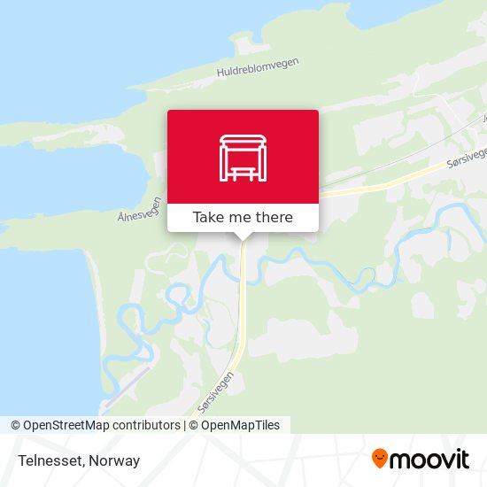 Telnesset map