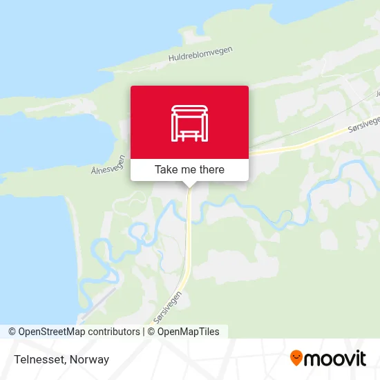 Telnesset map