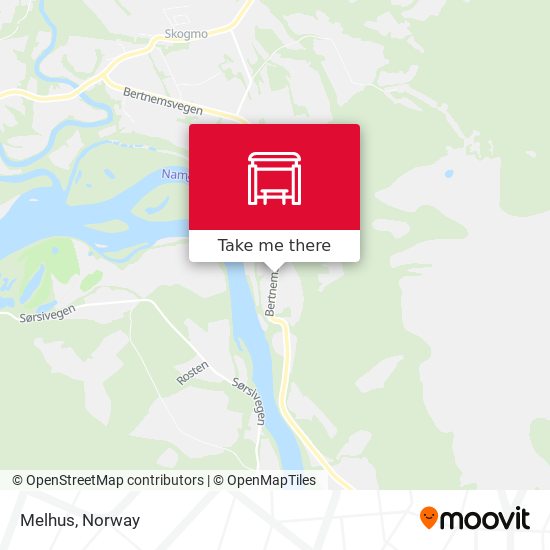 Melhus map