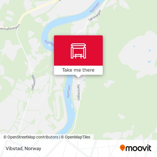 Vibstad map