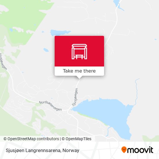 Sjusjøen Langrennsarena map