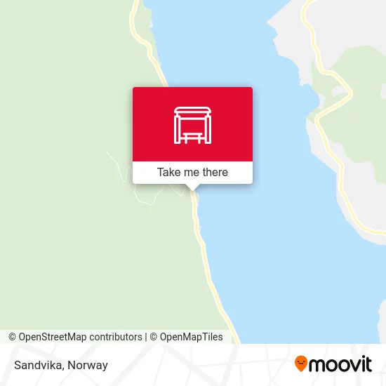 Sandvika map