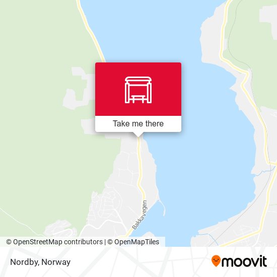 Nordby map