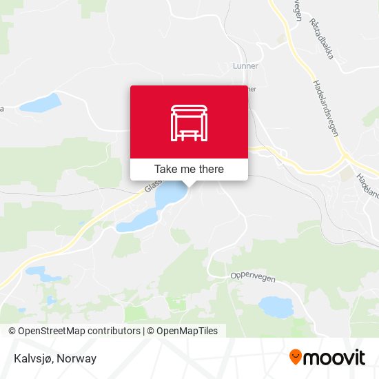 Kalvsjø map