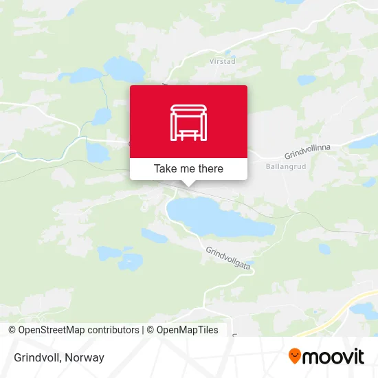 Grindvoll map