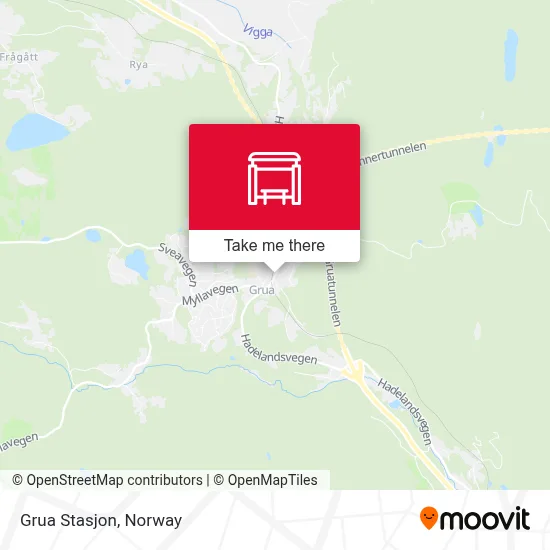 Grua Stasjon map