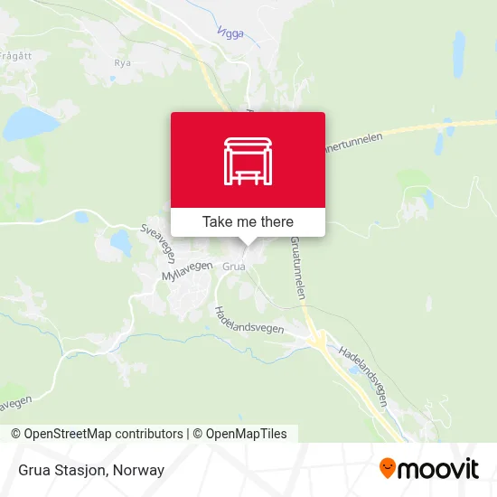 Grua Stasjon map